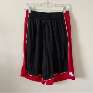 COPY - Adidas Red and Black Basketball Shorts